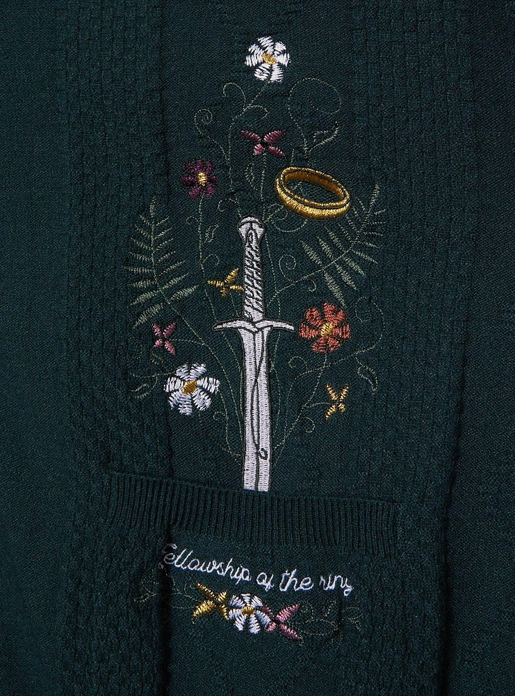the Lord of Rings Hobbit Home Women's Plus Cardigan — BoxLunch Exclusive