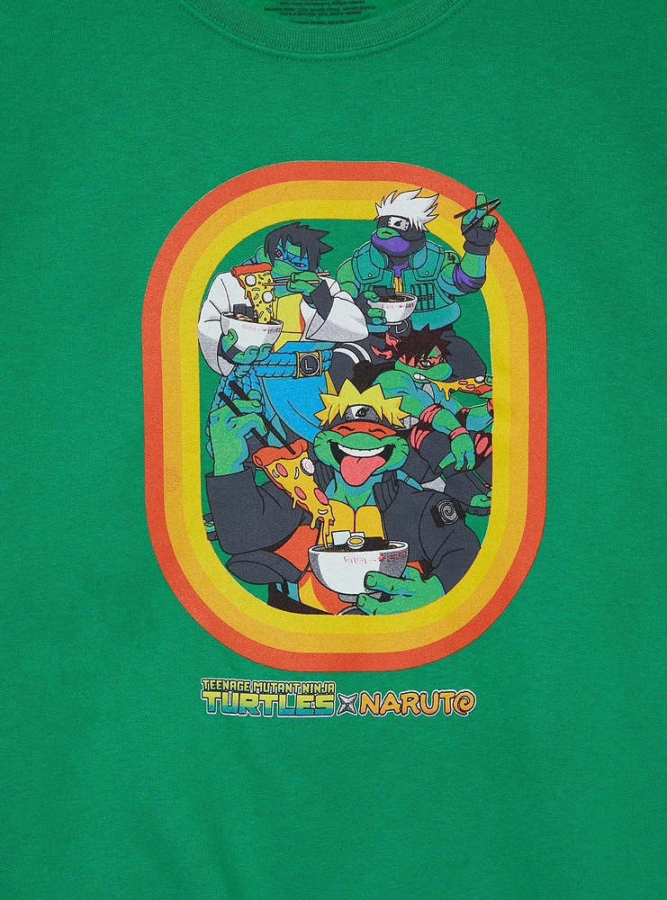 Naruto Shippuden x Teenage Mutant Ninja Turtles Group Portrait Crewneck — BoxLunch Exclusive