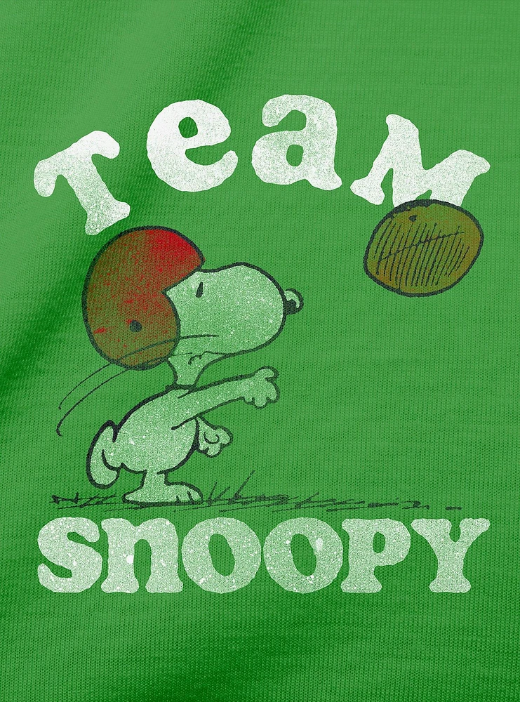 Team Snoopy Long Sleeve Raglan Youth Pajama Set