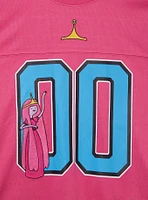Adventure Time Princess Bubblegum Women's Cropped Football Jersey - BoxLunch Exclusive