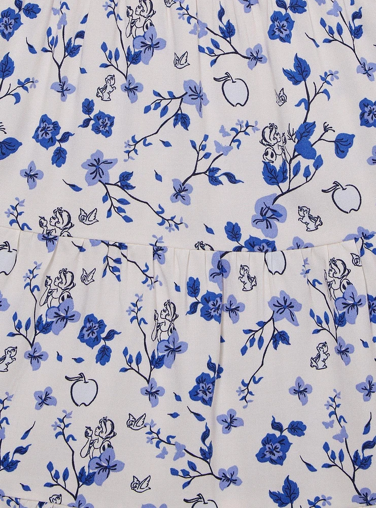 Disney Snow White and the Seven Dwarfs Floral Critters Ruffled Toddler Dress