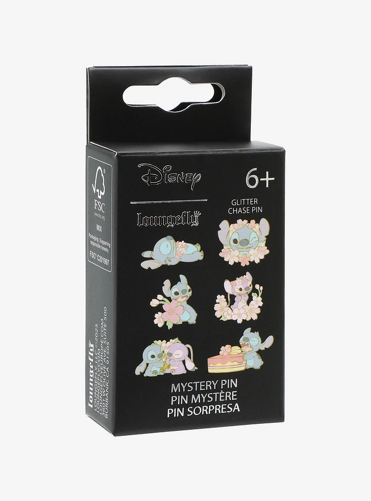 Loungefly Disney Lilo & Stitch Floral Blind Box Enamel Pin