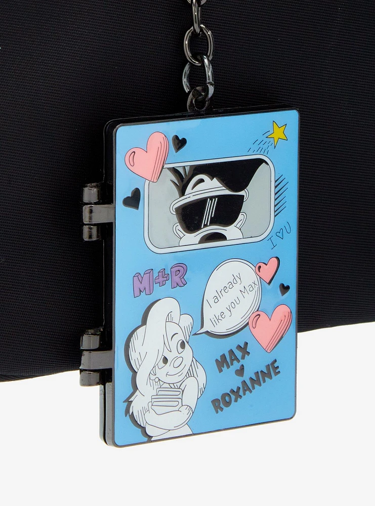 Loungefly Disney A Goofy Movie Max & Roxanne Journal Hinged Keychain