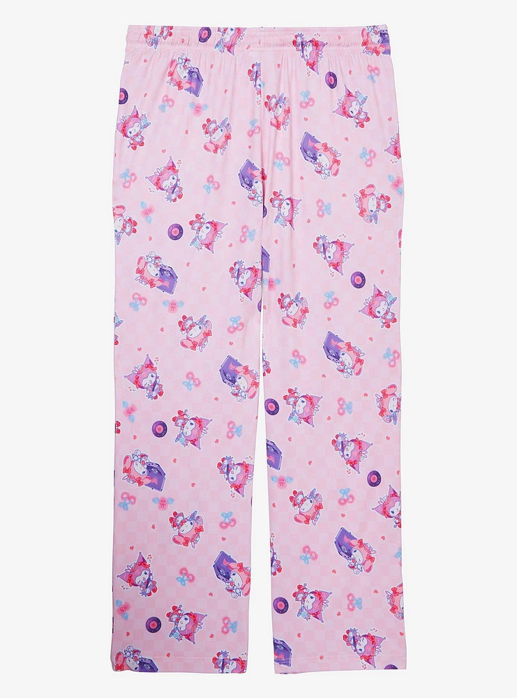 Sanrio Kuromi & My Melody Cherry Allover Print Sleep Pants — BoxLunch Exclusive
