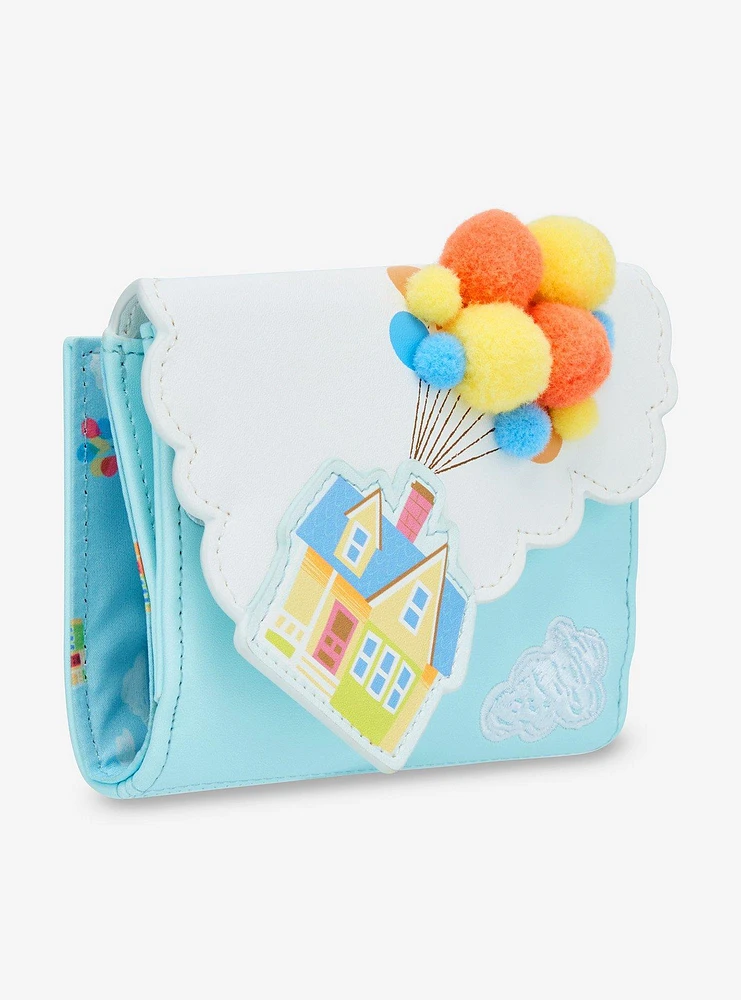 Loungefly Disney Pixar Up Floating House Pom Pom Wallet — BoxLunch Exclusive