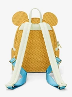 Loungefly Disney Minnie Mouse Raffia Floral Ears Mini Backpack - BoxLunch Exclusive