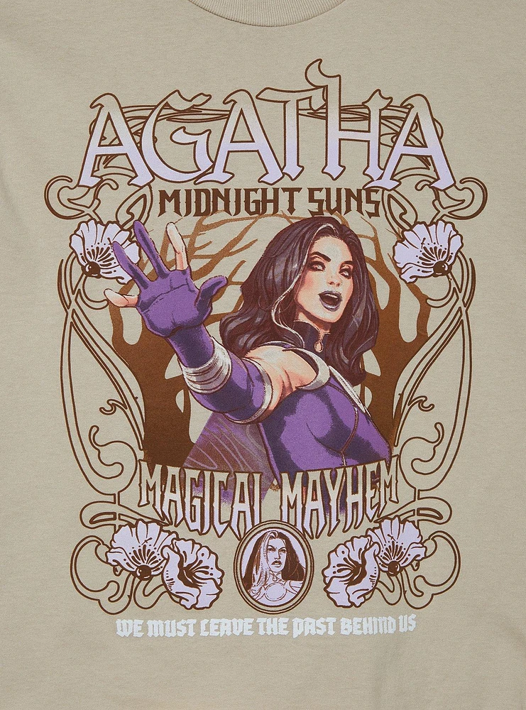 Marvel Agatha Magical Mayhem Portrait Cropped Women's T-Shirt - BoxLunch Exclusive