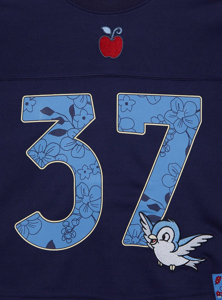 Disney Snow White and The Seven Dwarfs Cropped Women's Football Jersey - BoxLunch Exclusive