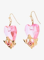 Pretty Guardian Sailor Moon Crisis Moon Compact Heart Earrings - BoxLunch Exclusive