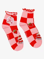 Strawberry Shortcake Allover Print Crew Socks — BoxLunch Exclusive