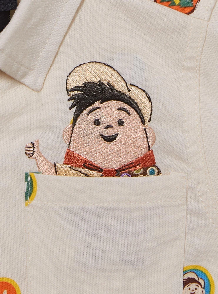 Disney Pixar Up Russell Wilderness Explorer Badges Toddler Button-Up
