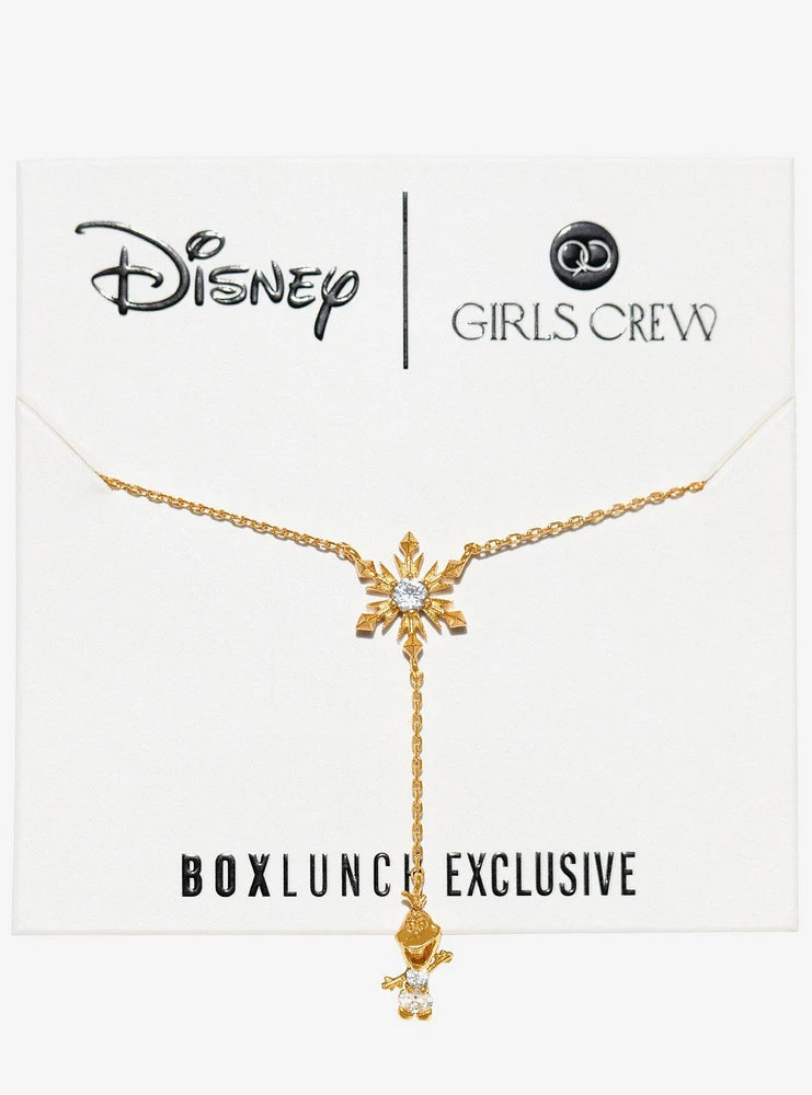 Girls Crew Disney Frozen Olaf Snowflake Necklace — BoxLunch Exclusive