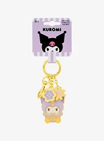 Loungefly Sanrio Kuromi Spring Costume Multi-Charm Keychain