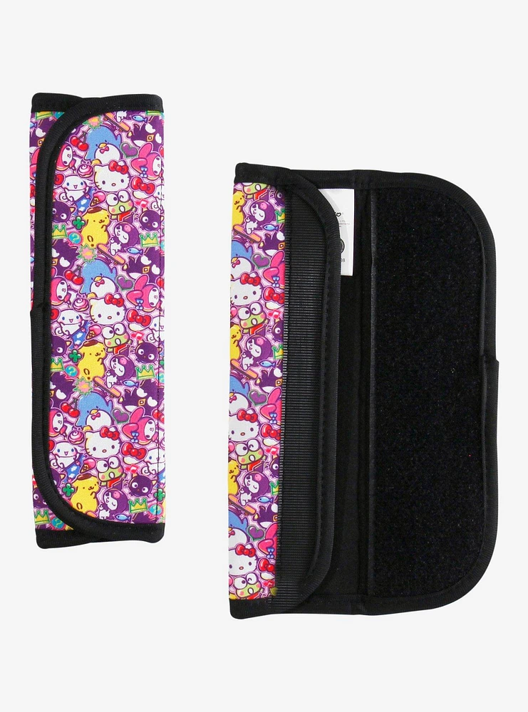Sanrio Hello Kitty and Friends Skateboard Allover Print Seatbelt Covers