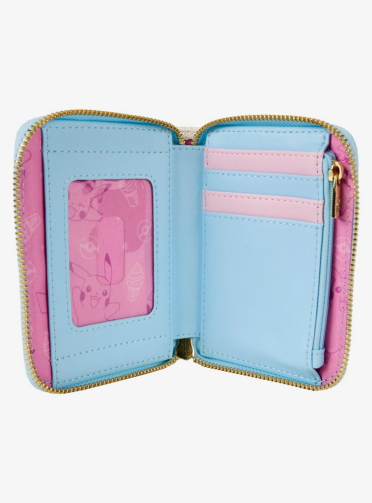 Loungefly Pokémon Pikachu Iridescent Small Zip Wallet