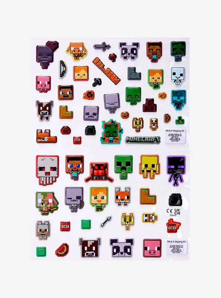 Minecraft Characters & Icons Puffy Gadget Decals