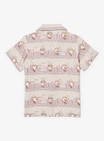 Disney Beauty and the Beast Chip Striped Toddler Woven Button-Up