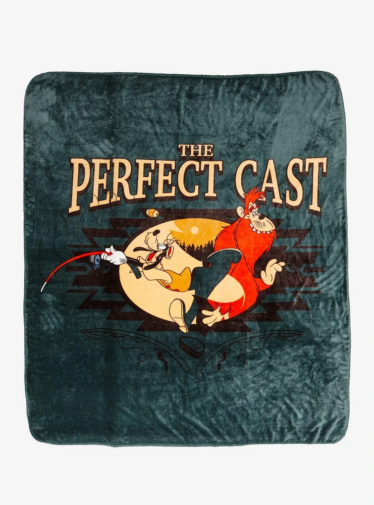 Disney A Goofy Movie The Perfect Cast Rolled Sherpa Blanket — BoxLunch Exclusive