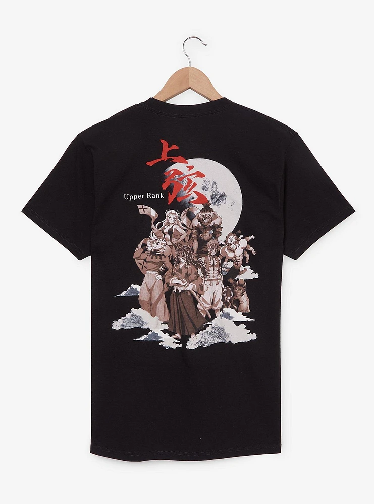 Demon Slayer: Kimetsu no Yaiba Upper Rank Lineup Graphic T-Shirt— BoxLunch Exclusive