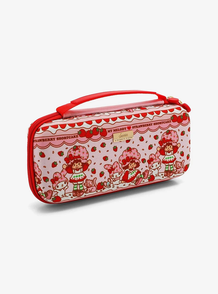 Sonix Sanrio x Strawberry Shortcake My Melody and Strawberry Shortcake Allover Print Nintendo Switch Carrying Case