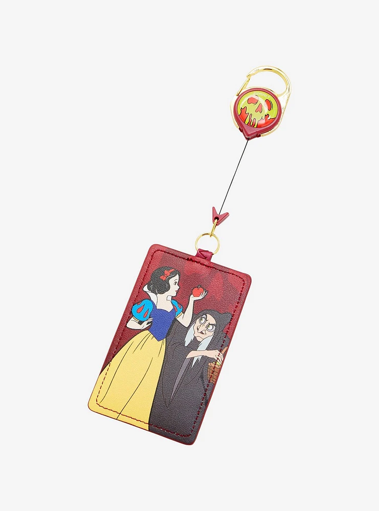 Disney Snow White and the Seven Dwarfs Snow White & Evil Queen Poison Apple Retractable Lanyard