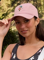 Disney Minnie Mouse Cheering Embroidered Ball Cap