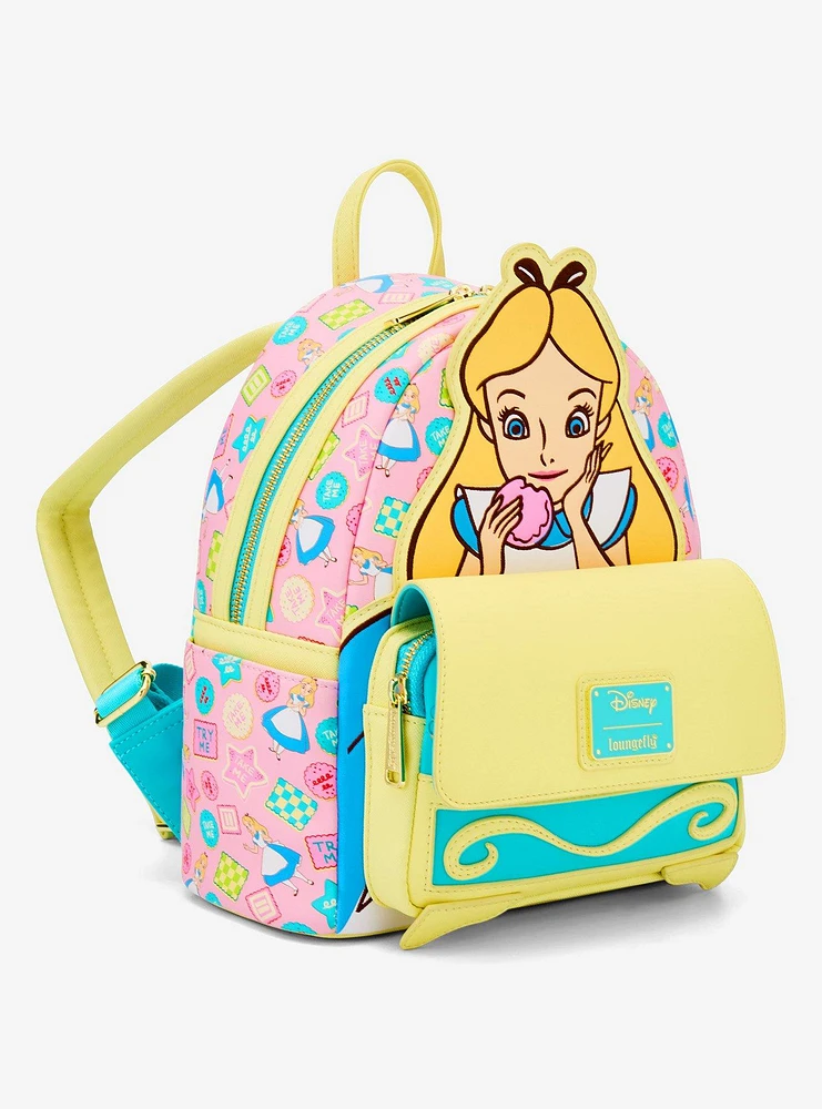 Loungefly Disney Alice in Wonderland Alice Cookies Mini Backpack — BoxLunch Exclusive