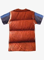 Back to the Future Marty McFly Vest Costume Sublimated T-Shirt