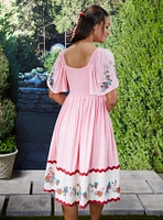 Strawberry Shortcake Embroidered Midi Dress - BoxLunch Exclusive