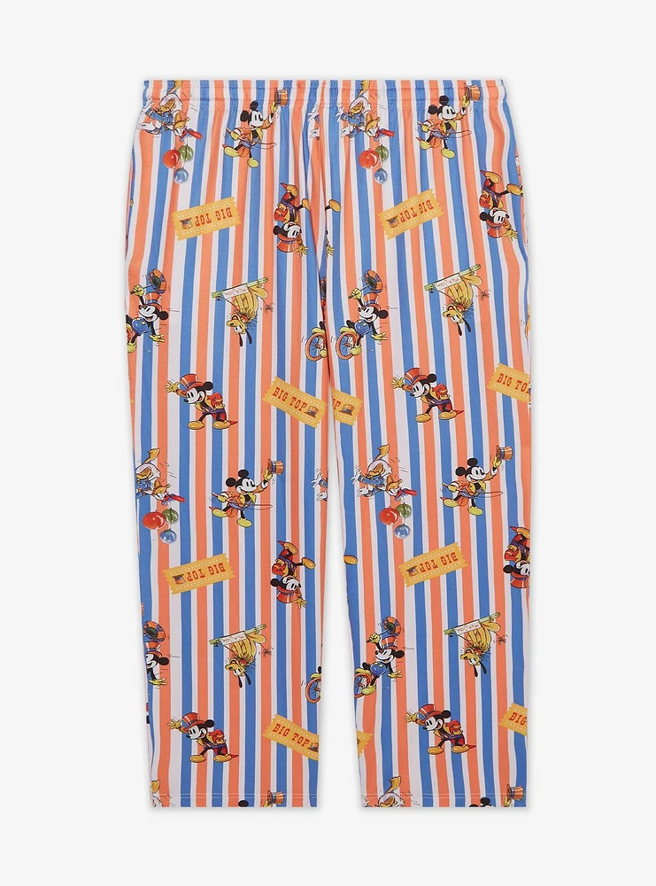 Disney Mickey & Friends Circus Striped Women's Plus Sleep Pants - BoxLunch Exclusive