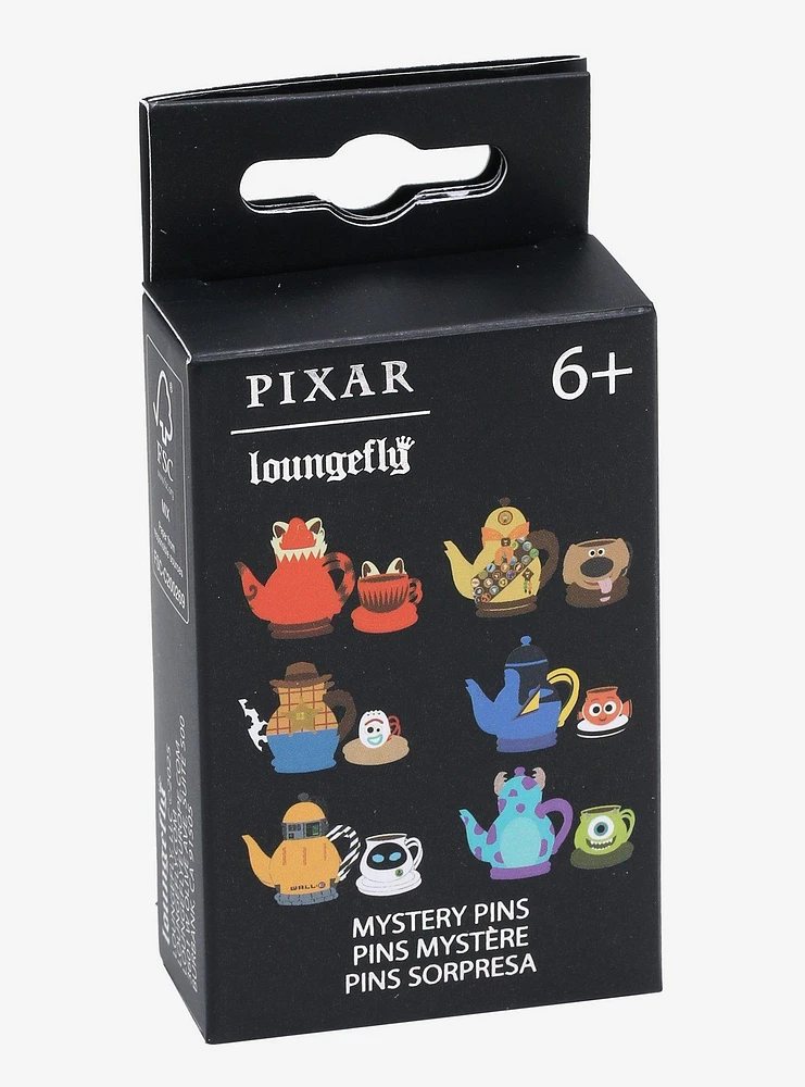 Loungefly Disney Pixar Tea Set Blind Box Enamel Pin Set