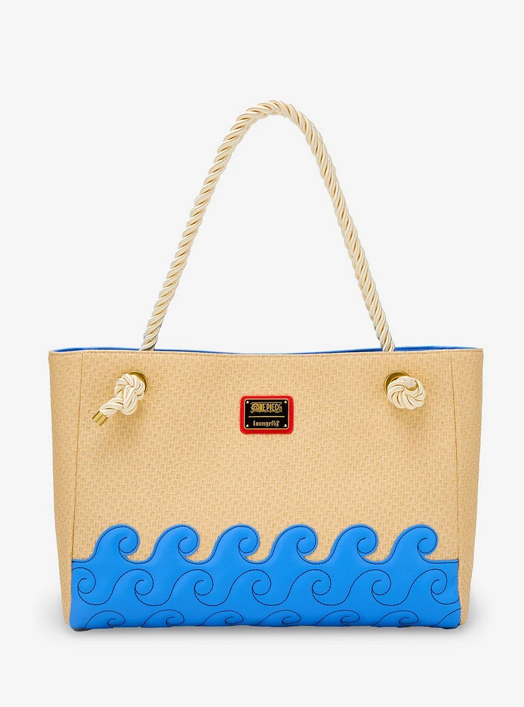 Loungefly One Piece Waves Textured Tote Bag - BoxLunch Exclusive