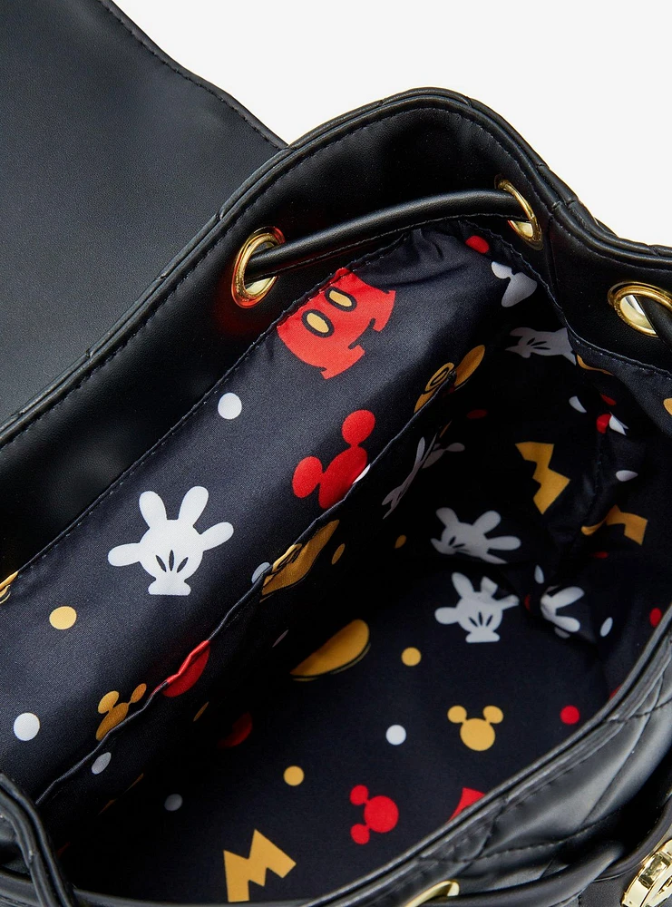 Loungefly Disney Mickey Mouse Icons Quilted Mini Backpack — BoxLunch Exclusive