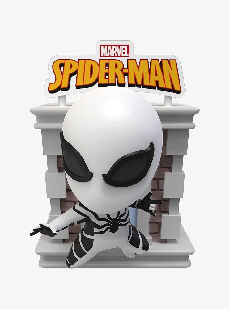 YuMe Toys Marvel Spider-Man Tower Series Hero Box Blind Box Figure