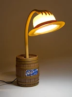 One Piece Straw Hat Posable Hand Lamp