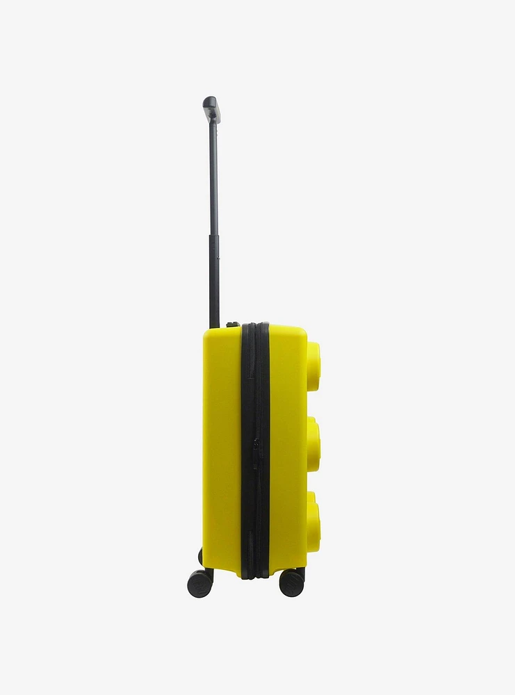 FUL LEGO Signature Brick 2x3 Trolley Expandable Carry-On Luggage Yellow
