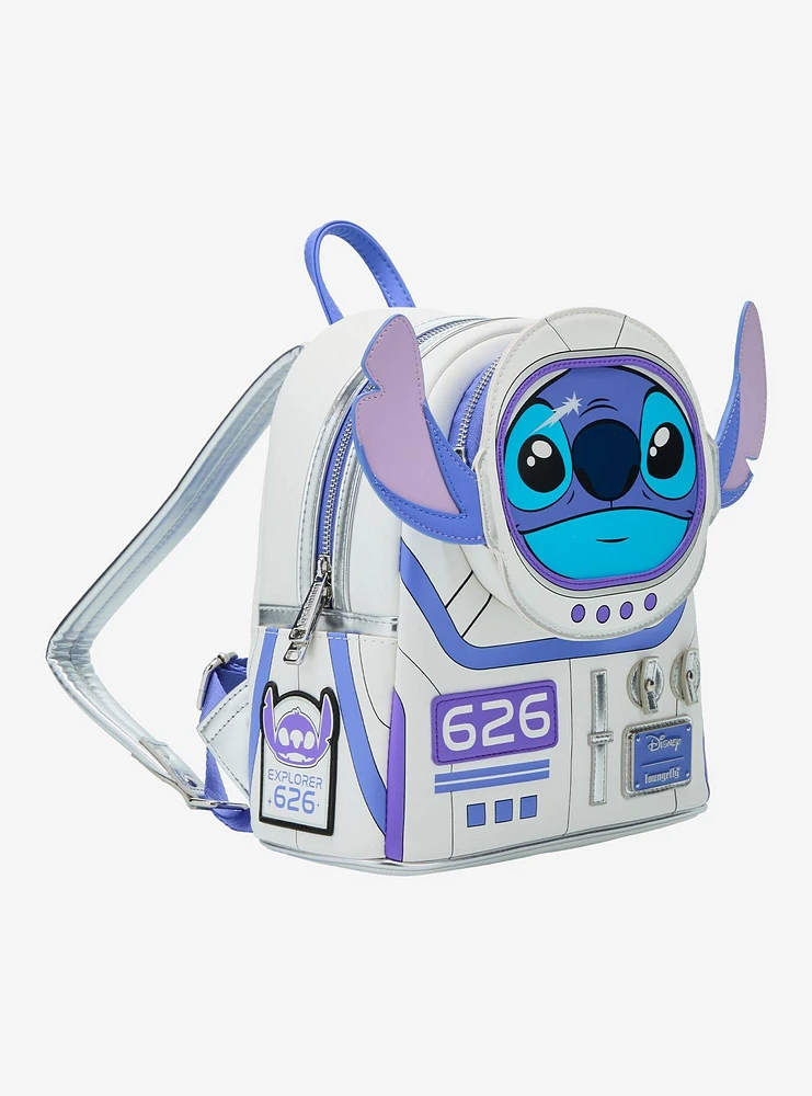 Loungefly Disney Lilo & Stitch Astronaut Stitch Figural Mini Backpack — BoxLunch Exclusive