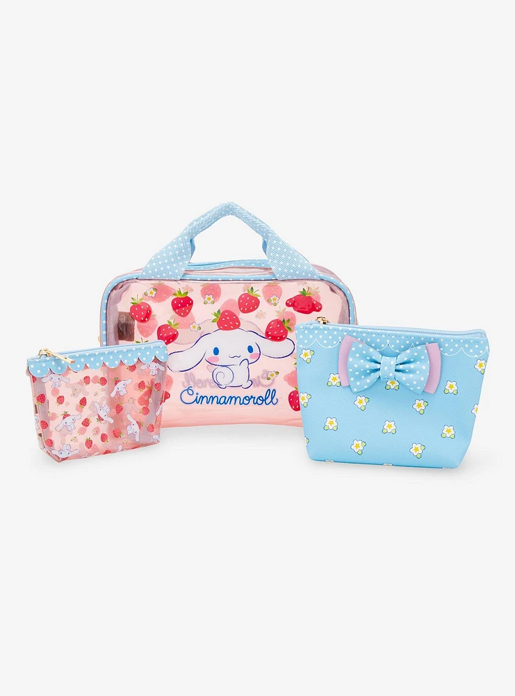 Sanrio Cinnamoroll Strawberry Cosmetic Bag Set - BoxLunch Exclusive