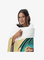 Dungeons & Dragons Red Dragon Silk Touch Sherpa Throw Blanket
