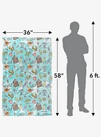 Harry Potter Water Color Pattern 36x58" Throw Blanket