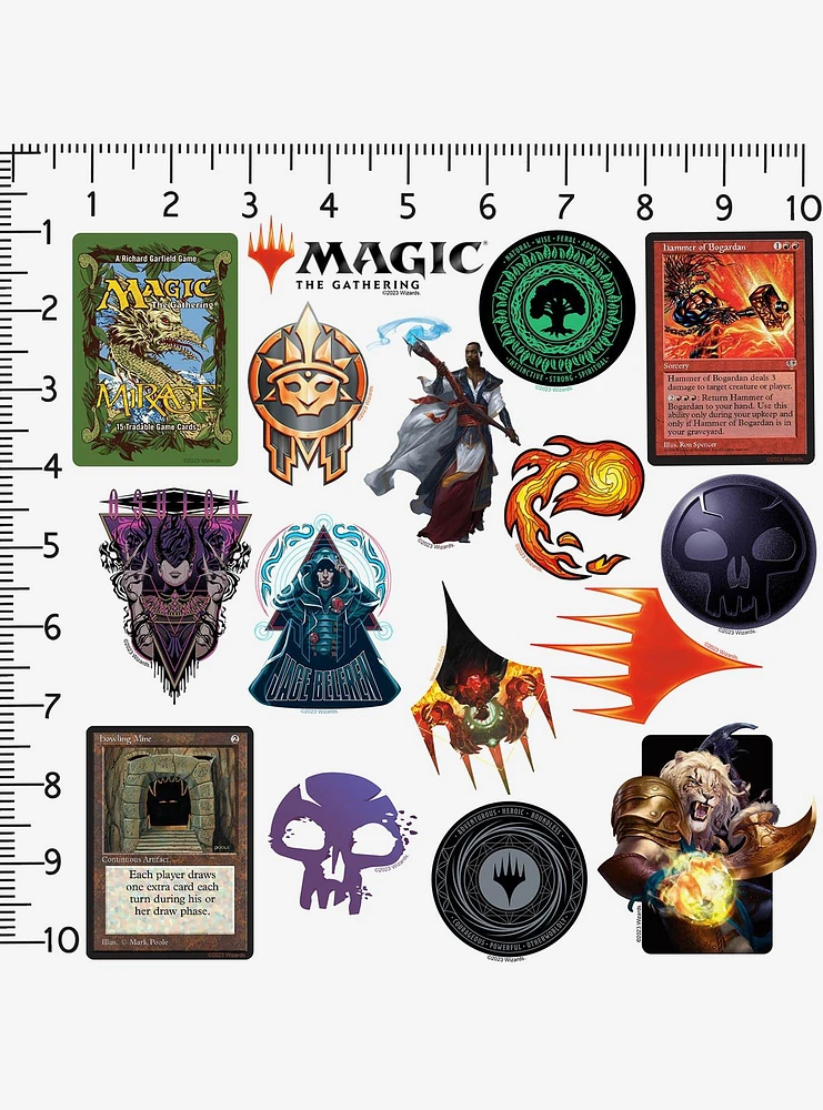 Magic the Gathering 100ct Vinyl Stickers Variety Pack