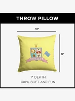 Garfield Nice Day Garf Throw Pillow
