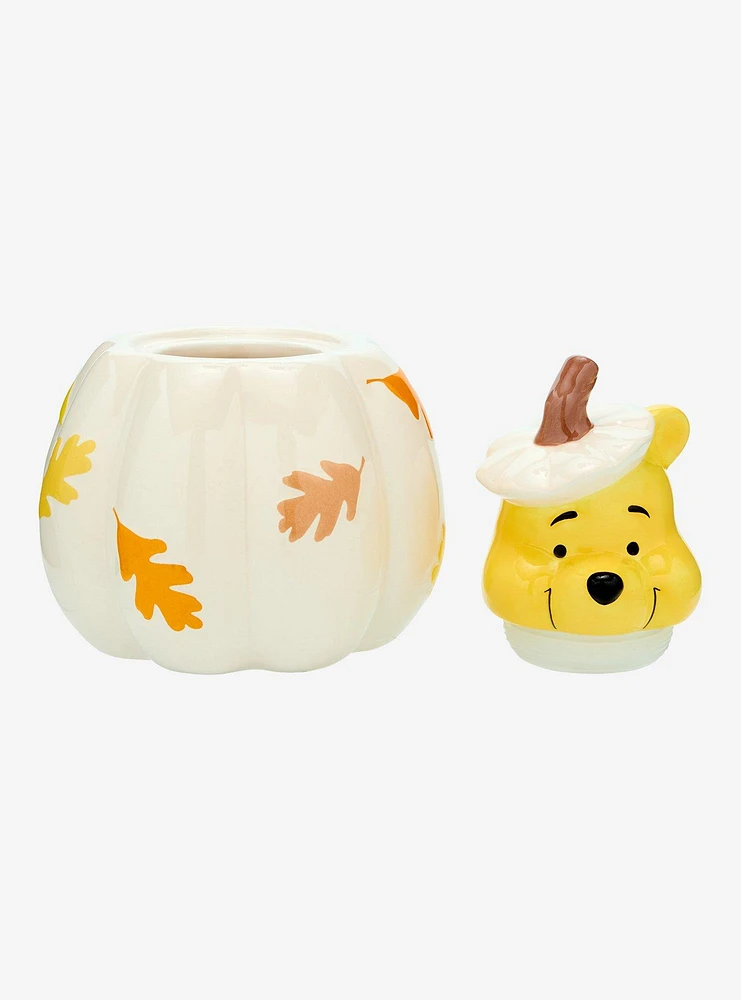 Disney Winnie the Pooh Figural White Pumpkin Cookie Jar - BoxLunch Exclusive
