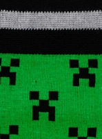 Minecraft Creeper Green Father & Son Sock Set
