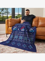 The Smurfs Merry Smurfy 50x60" Silk Touch Throw Blanket
