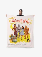 The Wizard of Oz Cast Poster Silk Touch Throw Blanket