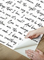 Love Letters Ink Peel & Stick Wallpaper
