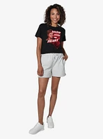 Dexter Bloody Heart Women's Crop Top T-Shirt