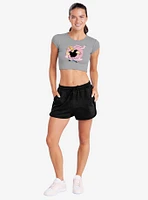 Johnny Bravo Valentines Perfection Cap Sleeve Baby Rib Women's Crop Top