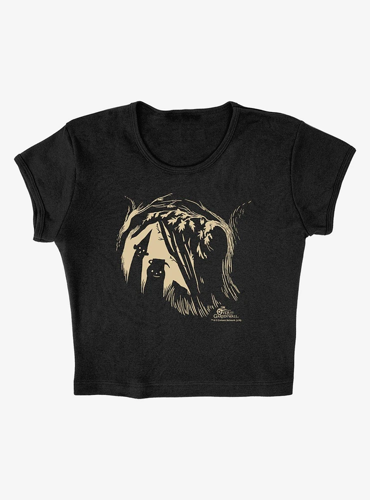 Over The Garden Wall Boom Cover Cap Sleeve Baby Rib Women's Crop Top